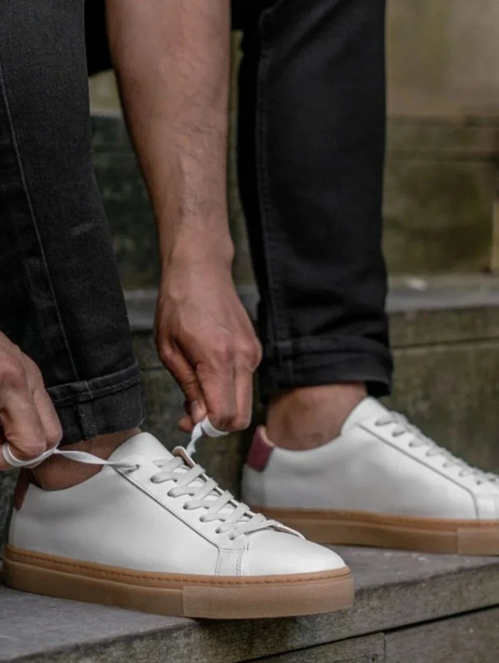 Thursday Boot Company Men's Legacy Low Top Sneakers In White Leather